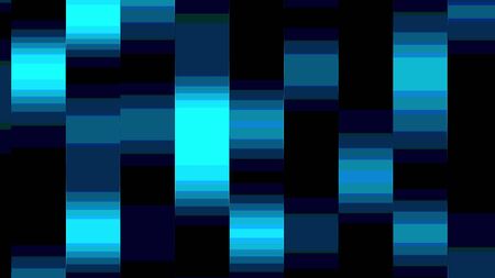 Wide vertical lines with flicker and gradient effect, 3d rendering. Computer generated abstract...