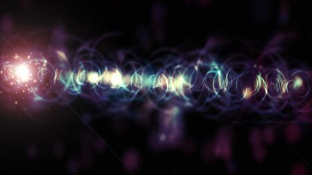 Flash in the dark night and light, bright modern background, 3d computer generated illustration