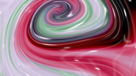 Bright caramel texture, modern spiral background, hard boiling confectionery, 3d rendering backdropの写真素材