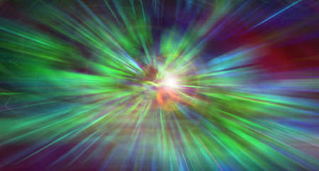Refraction of light - rays and sun specks effect, modern abstract background, computer generated...