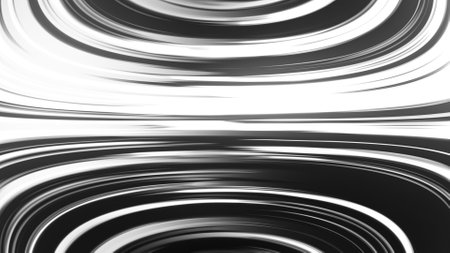 Many fast lines, 3D rendering. Computer generated abstract background.の写真素材