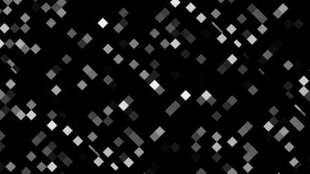 Pixel block tracery for creative 3d render shapes. Digital square tiles in futuristic chaotic...