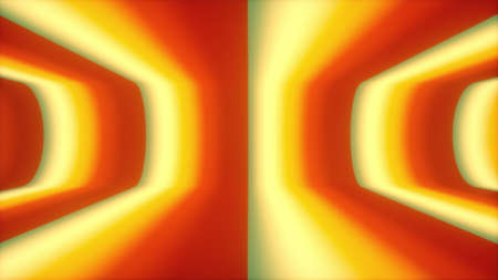 Bright linear 3d render spots creeping into geometric abstraction. Focusing magnetic fields and...