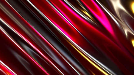 Red curtain. Computer generated 3d render