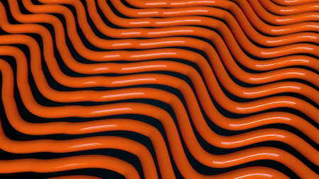 Wave splines. Computer generated 3d renderの写真素材