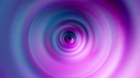 Magic tunnel. Computer generated 3d renderの写真素材