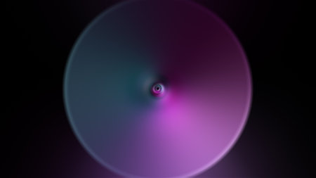 Abstract radial. Computer generated 3d render