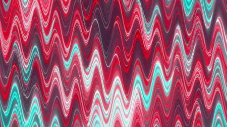 Abstract waving. Computer generated 3d renderの写真素材