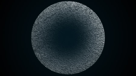 Rusty texture circle. Computer generated 3d renderの写真素材