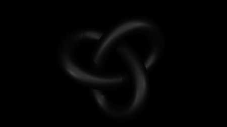 Black 3d element. Computer generatedの写真素材