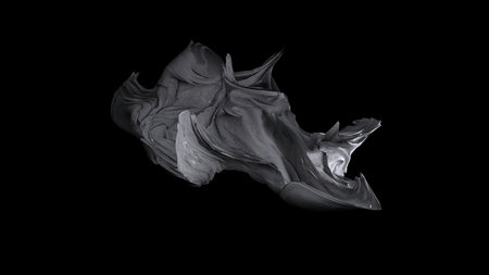 Abstract fractal element. Computer generated 3d renderの写真素材