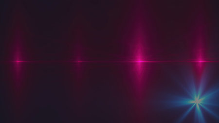 Fashion flash light. Computer generated 3d render