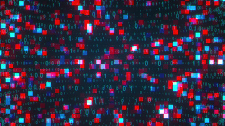 Technology and data processing. Computer generated 3d render