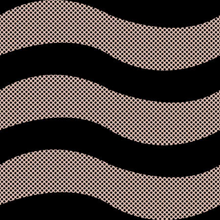 Vintage Dotted Carnation Black Lingerie Textured Patternのイラスト素材