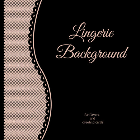 Vintage Reticulated Carnation Black Lingerie Textured Backgroundのイラスト素材