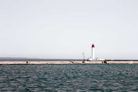 Lighthouse in a morning Odessa