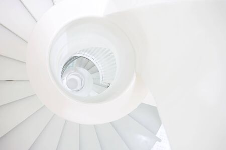 Spiral starcase viewed vrom the bottom upの写真素材