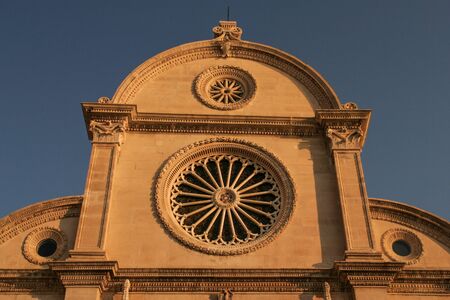 Old historic buildings in Croatia.の写真素材