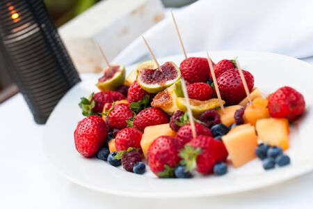 Fruit platterの写真素材