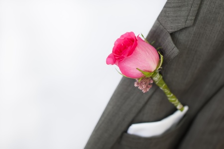 The groom just before he is getting married.の写真素材