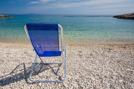 The water of the ocean is Chrystal clear in Croatia.の写真素材