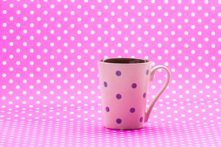 A nice cup o coffee to start the early morning.の写真素材