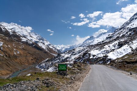 The highway road in Jammu and Kashmirの写真素材