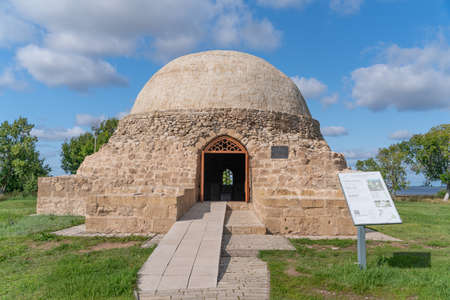 Bulgar/Russia-05.07.20:The view of The Northern Mausoleum in Bulgarian State Historical and Architectural Museum-Reserveのeditorial素材