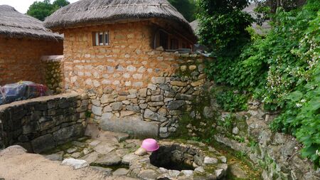 The Nagan Eupseong folk villageの写真素材