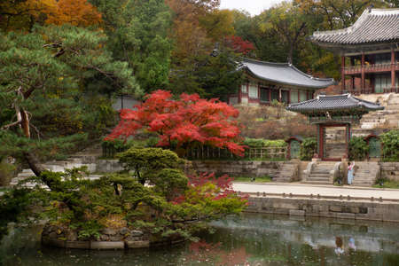 The royal palace in Seoul