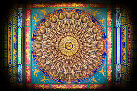 George Town/Malaysia-27.11.2017:The view of the roof in chinese temple in Malaysiaのeditorial素材