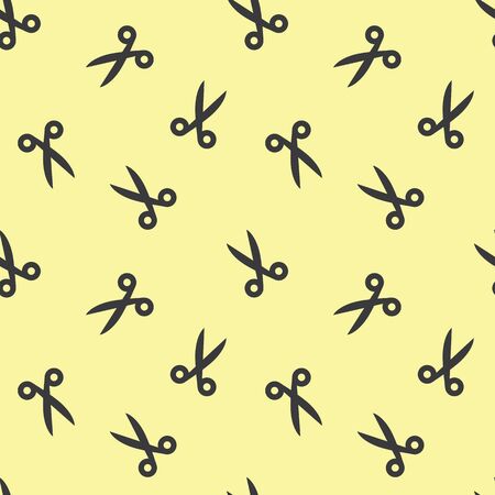 Scissors Seamless hairdresser Pattern Backgroundのイラスト素材
