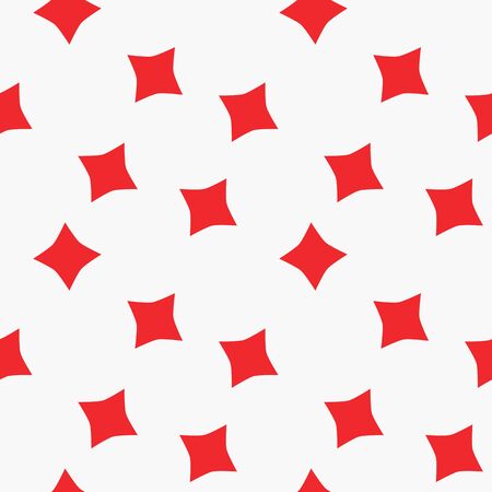 Seamless Playing Cards Diamonds Suit Patternのイラスト素材