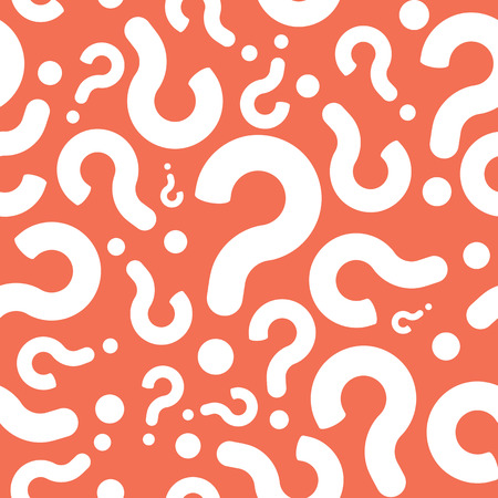 Seamless Question Mark Mystery Pattern Backgroundのイラスト素材