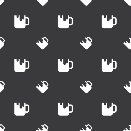 Coffee Cup Of Sweet Drink Seamless Pattern Backgroundのイラスト素材