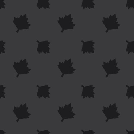 Maple Leaf Nature Seamless Silhouette Dark Pattern Backgroundのイラスト素材