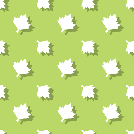 Maple Leaf Floral Seamless Pattern Nature Backgroundのイラスト素材