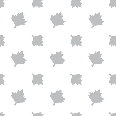 Maple Tree Leaf Seamless Silhouette Pale Backgroundのイラスト素材