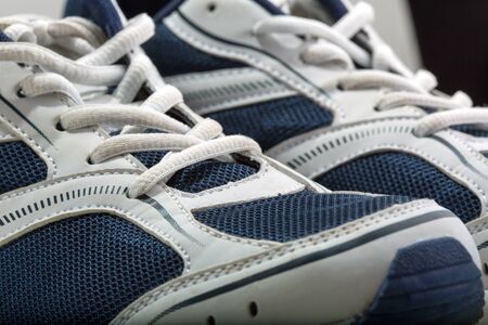 Closeup view of sport shoesの写真素材
