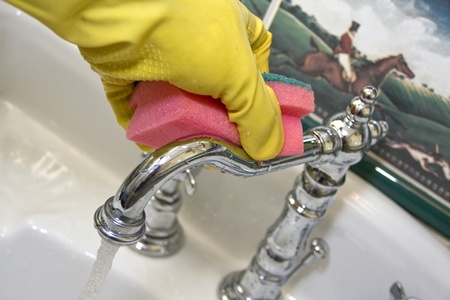Cleaning sinkの写真素材