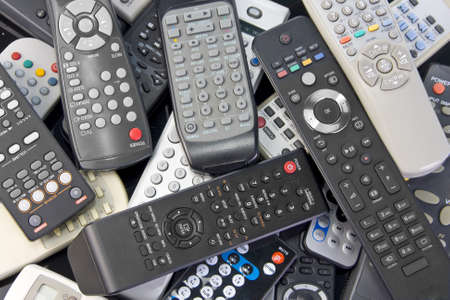 Background of remote controlersの写真素材