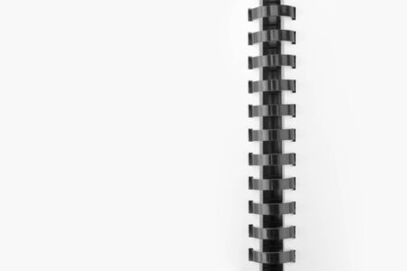 White template with black binder. In B/Wの写真素材