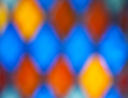 Blurred colorful stained glass. Background or textureの写真素材