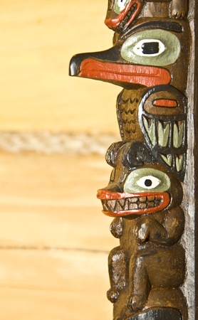 Wooden idolの写真素材