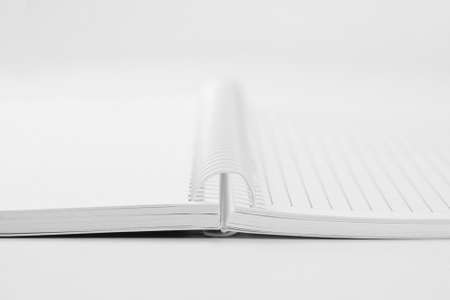 Open writing bookの写真素材