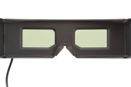 Gambling 3D glasses. Isolated on white background