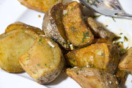 Fried potatoの写真素材