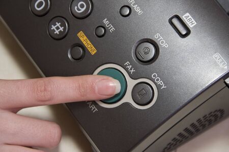 Using fax machine