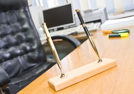 Pens for signaturesの写真素材