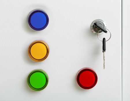Colorful indicators electrical switchgear cabinet